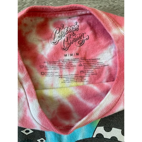 Official Cheech and Chong Long Sleeve Tie Dye T shirt "Lit" Size Medium - Picture 2 of 3